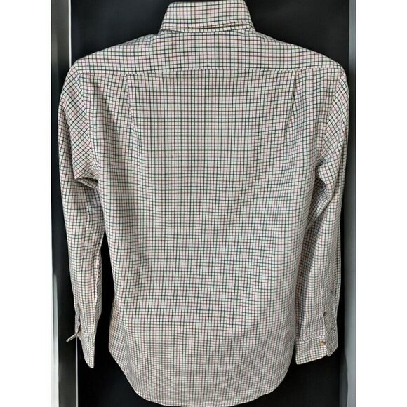 Polo Ralph Lauren Multicolor Small Plaid Long Sleeve Button Up Shirt Cotton - Picture 3 of 8